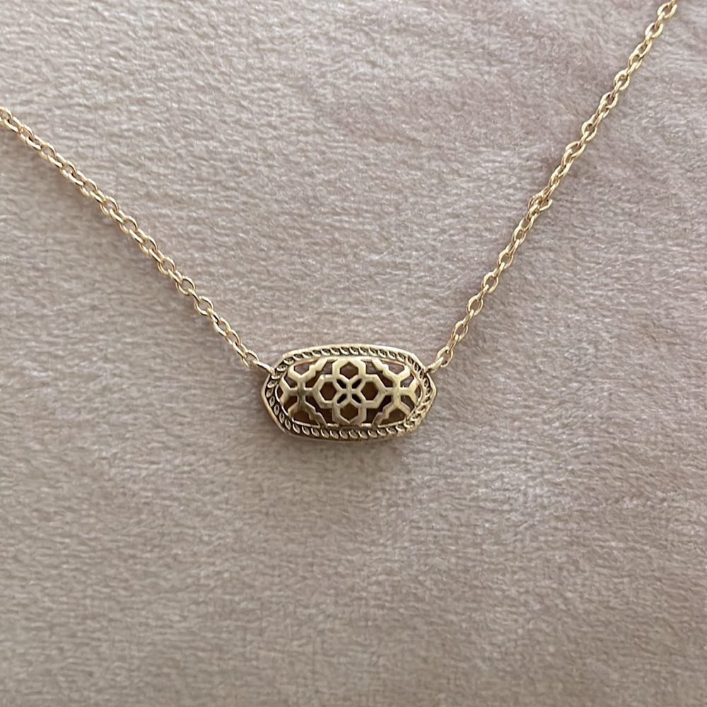 Kendra Scott 18k Rose Gold Vermeil Necklace - Picture 3 of 3